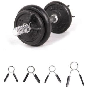 24/25/28/30 Mm Barbell Clamp Spring Band Clamp Gym Weight Dumbbell Lock Standard Lift Kit Dumbbell Buckle