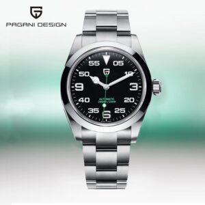 New PAGANI DESIGN 40MM Men Mechanical Wristwatches Luxury Sapphire Glass AR Coated Automatic Watches 20bar Waterproof Watch Men