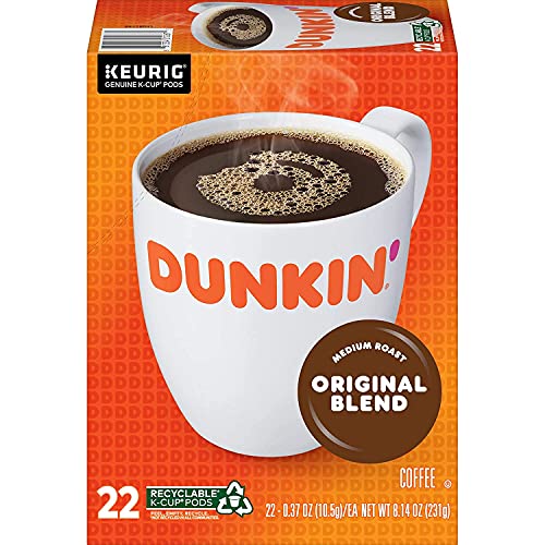 Dunkin’ Original Blend Medium Roast Coffee, 88 Keurig K-Cup Pods  Grocery & Gourmet Food